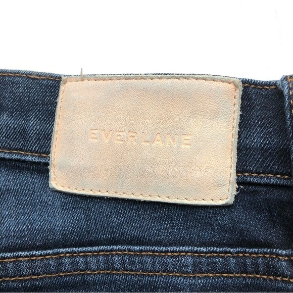 Everlane High Rise Skinny Jeans Dark Wash Ankle - Picture 7 of 9